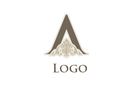 letter A fashion logo