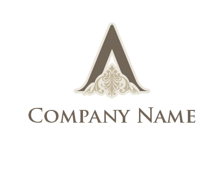 letter A fashion logo