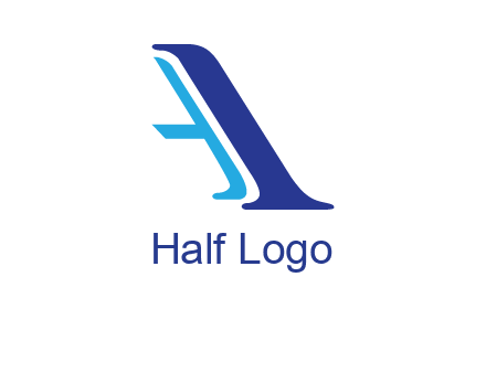 half of letter A