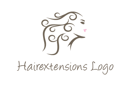 Free Hair Extensions Logo Designs DIY Hair Extensions Logo Maker Designmantic