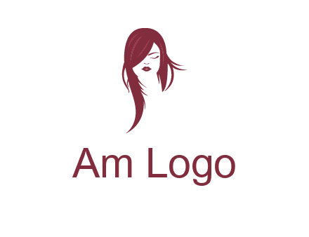 face with hair icon
