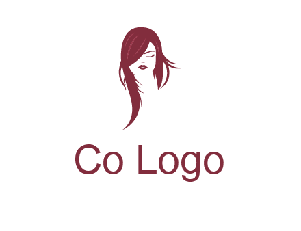 face with hair icon