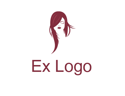 face with hair icon