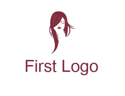 face with hair icon