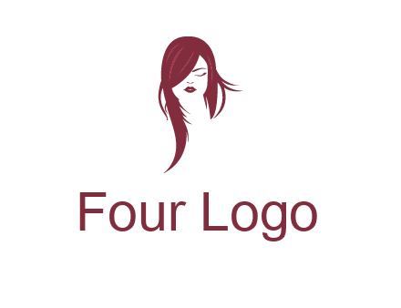 face with hair icon