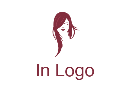 face with hair icon