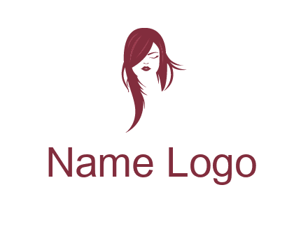 face with hair icon