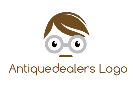 geek head logo
