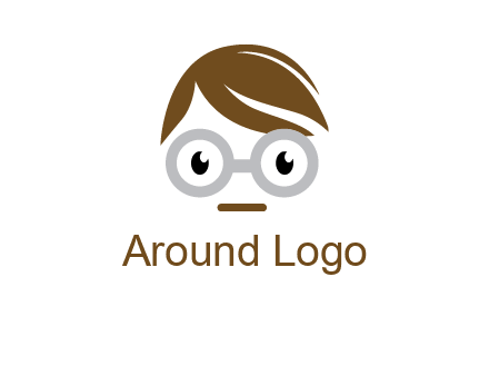 geek head logo