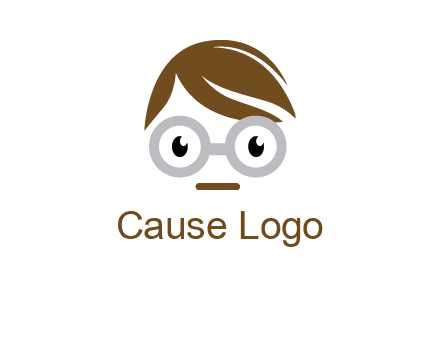 geek head logo
