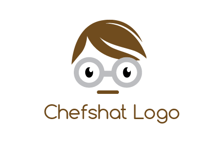 geek head logo