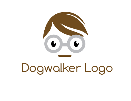 geek head logo