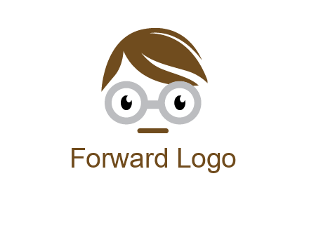 geek head logo