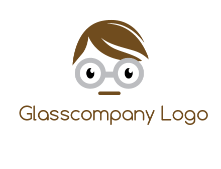geek head logo