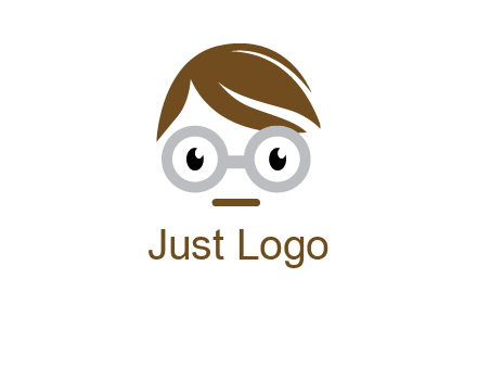 geek head logo