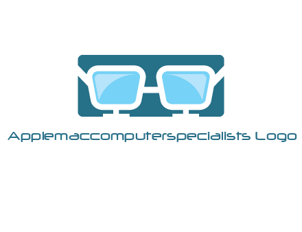 glasses with monitor icon