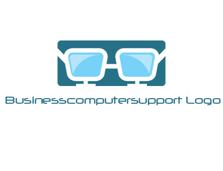 glasses with monitor icon