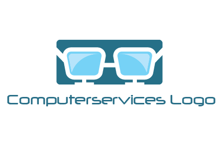 glasses with monitor icon