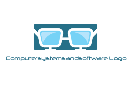 glasses with monitor icon