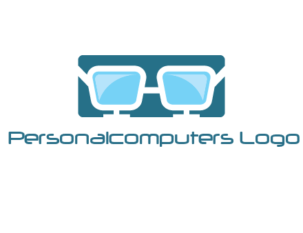 glasses with monitor icon