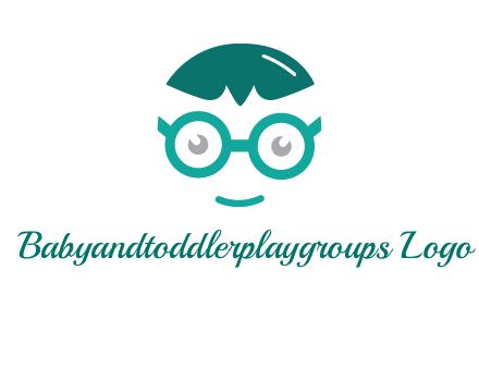 smiling face with glasses logo