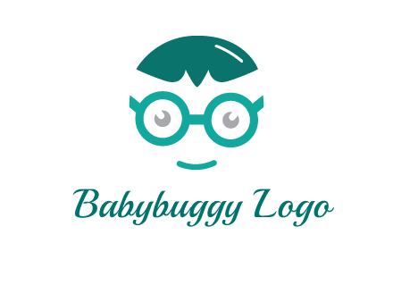 smiling face with glasses logo