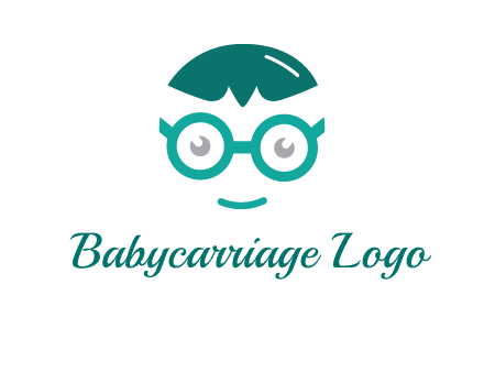 smiling face with glasses logo
