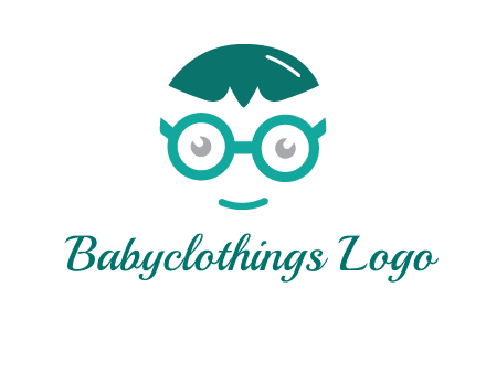 smiling face with glasses logo