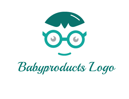 smiling face with glasses logo