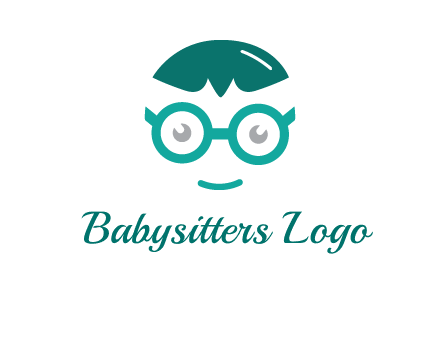 smiling face with glasses logo