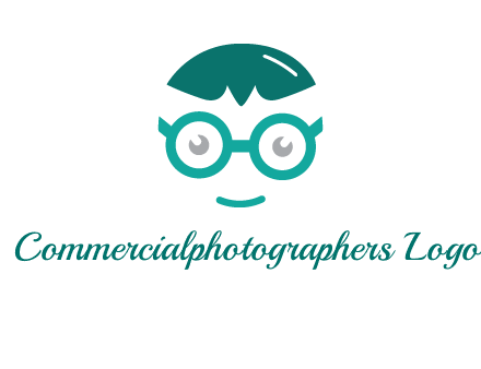 smiling face with glasses logo