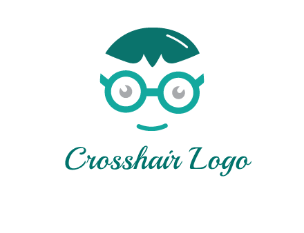 smiling face with glasses logo