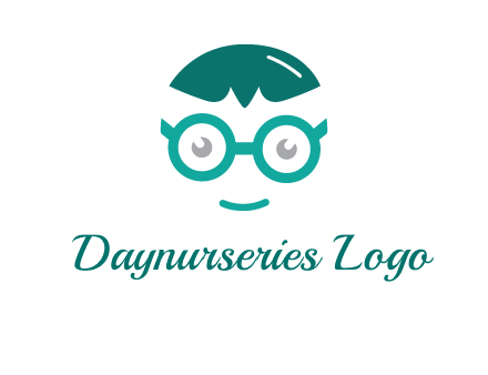 smiling face with glasses logo