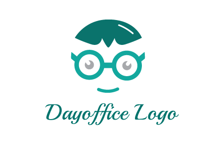 smiling face with glasses logo