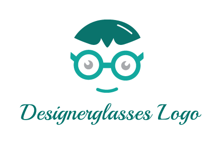 smiling face with glasses logo