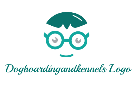 smiling face with glasses logo