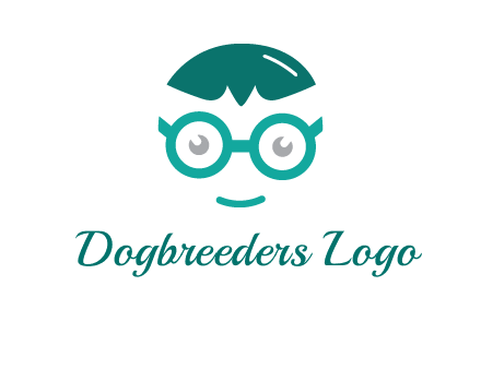 smiling face with glasses logo