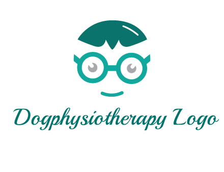 smiling face with glasses logo