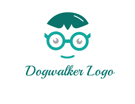smiling face with glasses logo