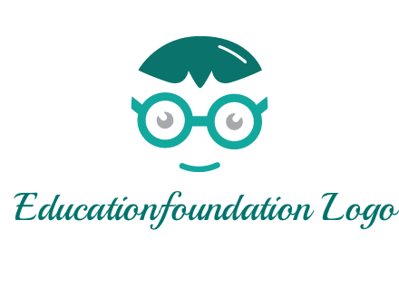 smiling face with glasses logo