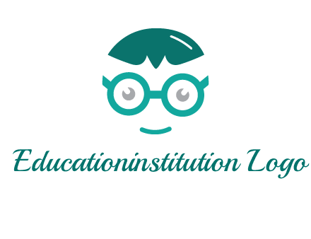 smiling face with glasses logo