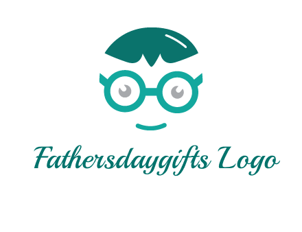 smiling face with glasses logo