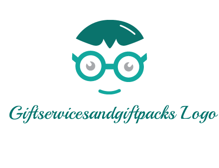 smiling face with glasses logo