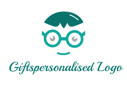 smiling face with glasses logo