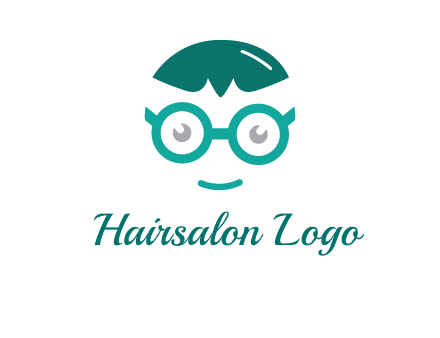 smiling face with glasses logo