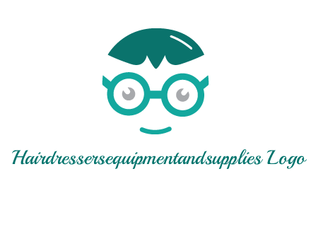 smiling face with glasses logo