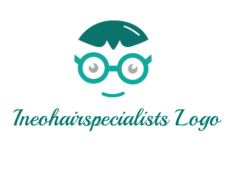 smiling face with glasses logo