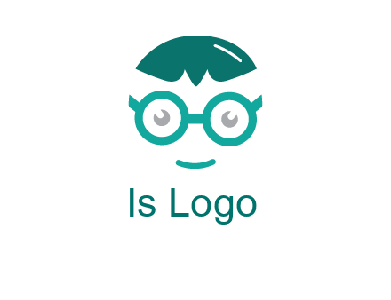 smiling face with glasses logo
