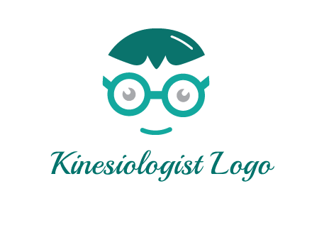 smiling face with glasses logo