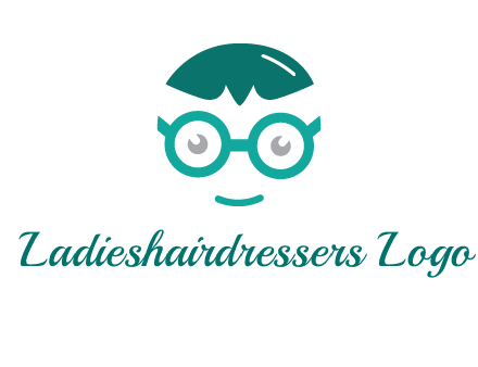 smiling face with glasses logo